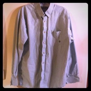 Ariat  Pro Series Aqua  blue plaid lg sleeve shirt